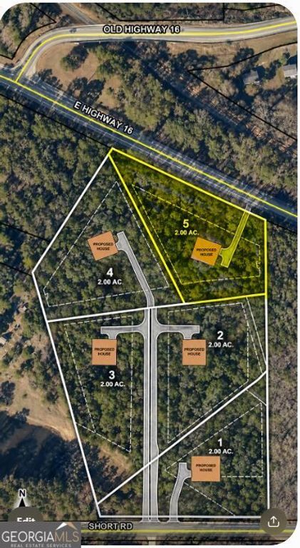 LOTS 1-5 Short Road, Sharpsburg, GA 30277 — exterior