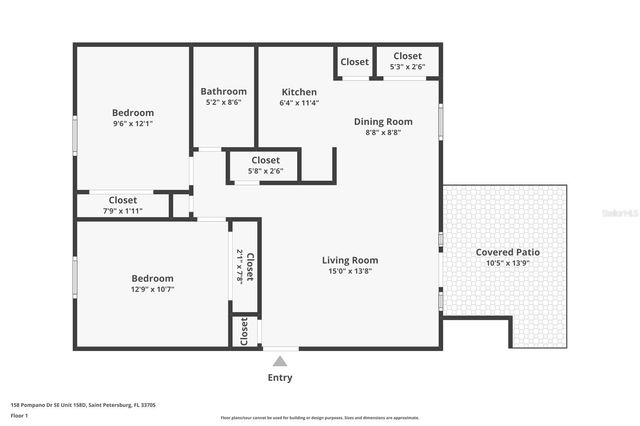 158 POMPANO DRIVE SE A, St Petersburg, FL 33705