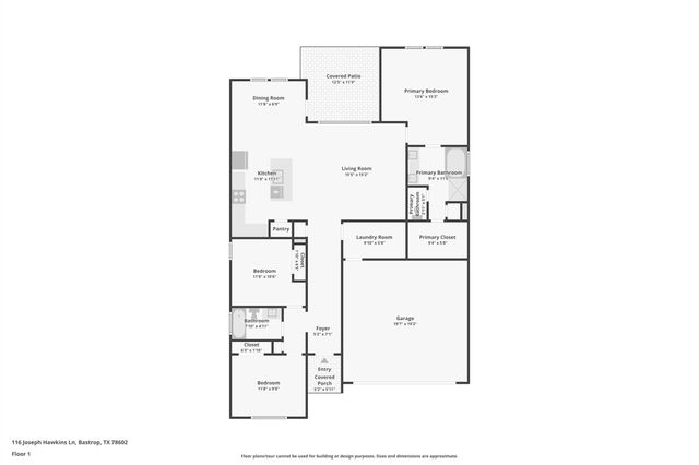 116 Joseph Hawkins LN, Bastrop, TX 78602