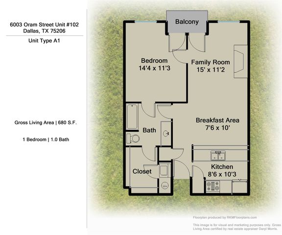 6003 Oram Street 203, Dallas, TX 75206