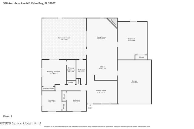 588 Audubon Avenue NE, Palm Bay, FL 32907