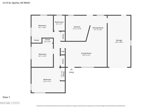 2 E O Street, Sparks, NV 89431