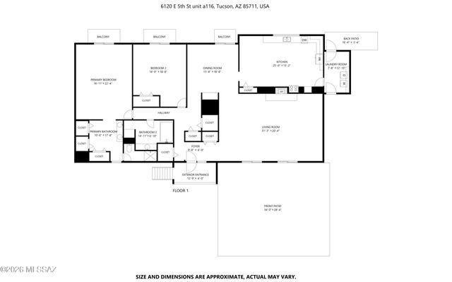 6120 E 5th St Unit A116, Tucson, AZ 85711