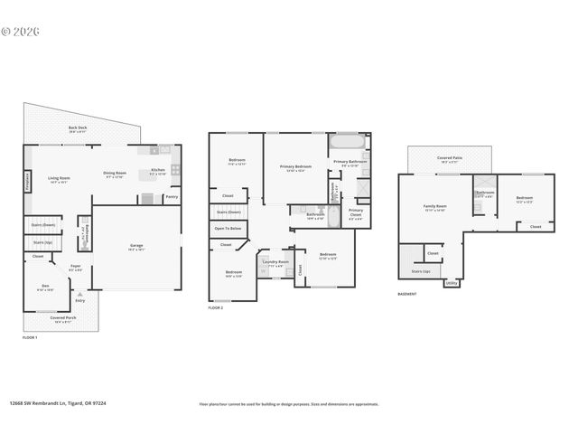 12668 Sw REMBRANDT Ln, Portland, OR 97224
