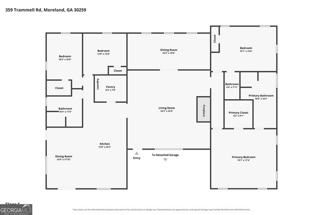 359 Trammell Road, Moreland, GA 30259