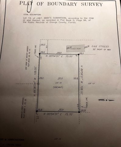 47 OAK STREET, Winter Garden, FL 34787