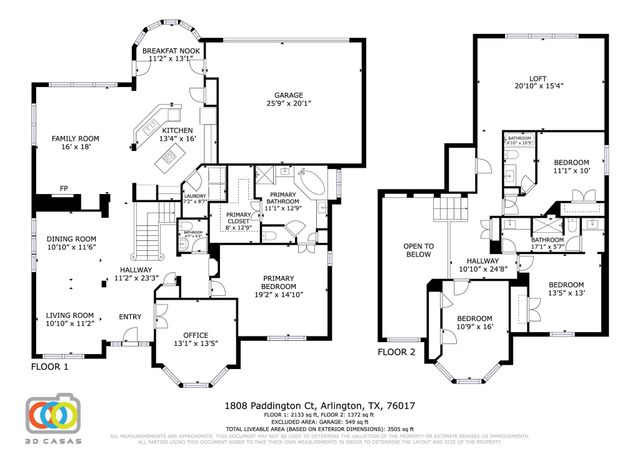 1808 Paddington Court, Arlington, TX 76017