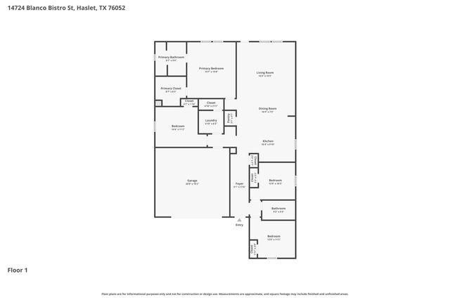 14724 Blanco Bistro Street, Fort Worth, TX 76177