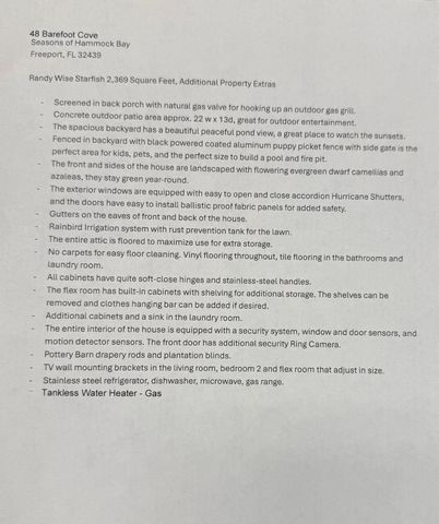 48 Barefoot Cove, Freeport, FL 32439