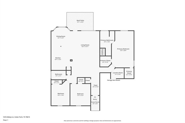 1618 Abbey LN, Cedar Park, TX 78613