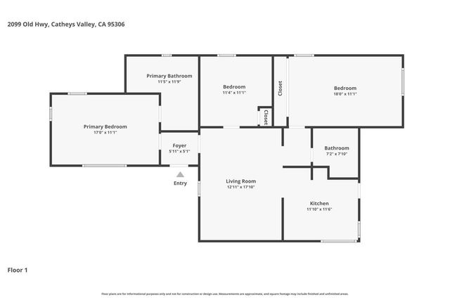 2099 Old Highway, Catheys Valley, CA 95306
