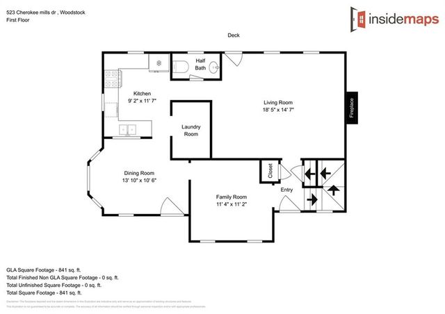 523 Cherokee Mills Drive, Woodstock, GA 30189