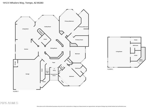 1412 E WHALERS Way, Tempe, AZ 85283