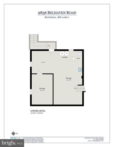 9836 BELHAVEN RD, Bethesda, MD 20817