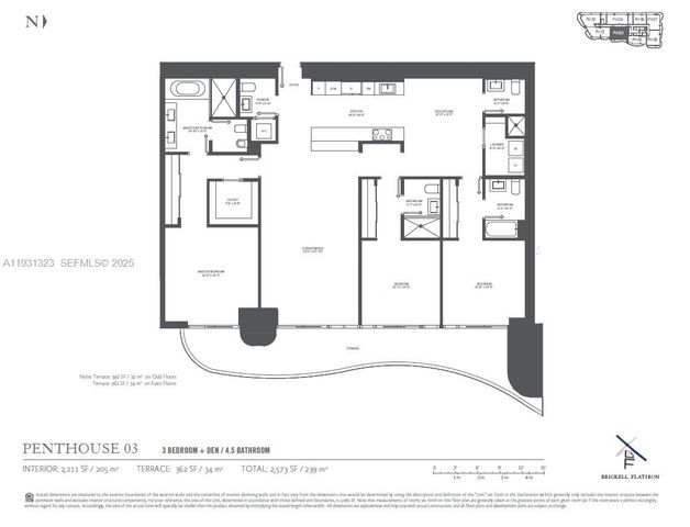 1000 Brickell Plz PH5203, Miami, FL 33131