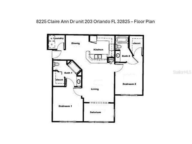 8225 CLAIRE ANN DR 203, Orlando, FL 32825