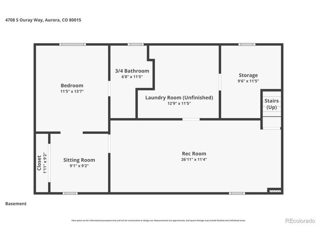 4708 S Ouray Way, Aurora, CO 80015