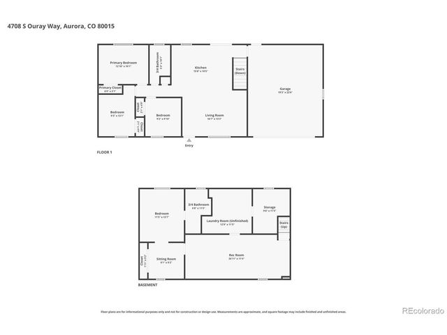 4708 S Ouray Way, Aurora, CO 80015