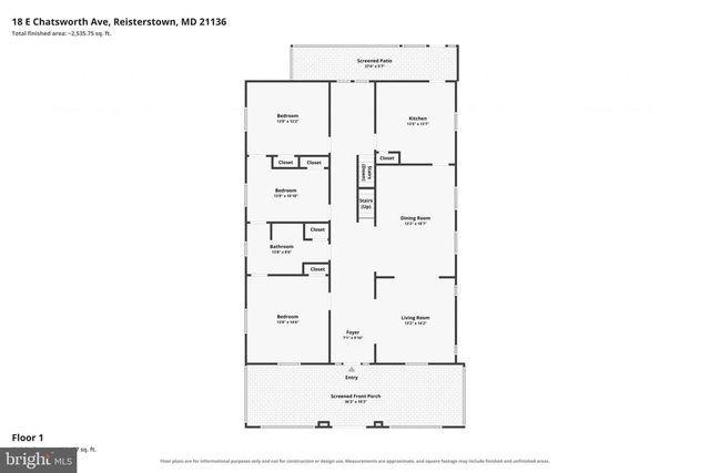 18 E CHATSWORTH AVE E, Reisterstown, MD 21136