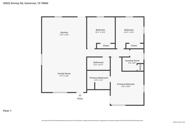 20922 KINNEY RD, Somerset, TX 78069