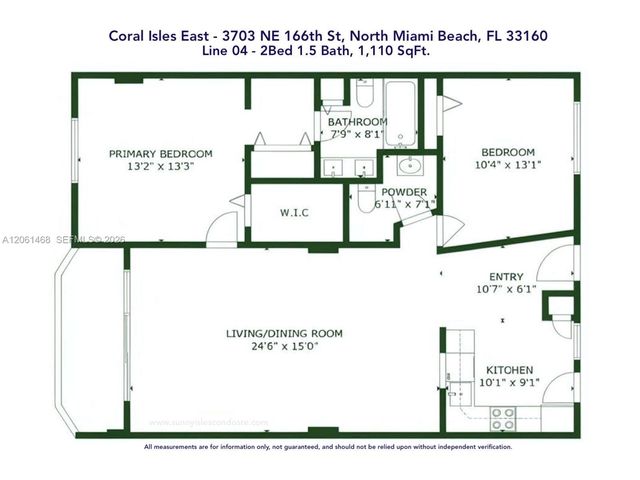 3703 NE 166th Street 704, North Miami Beach, FL 33160
