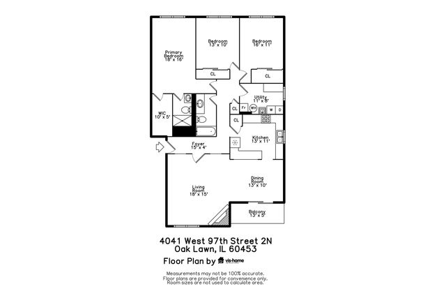 4041 W 97th Street 2N, Oak Lawn, IL 60453