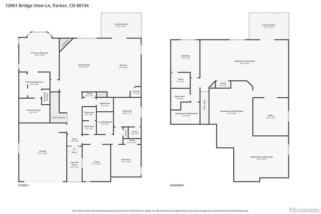 12961 Bridge View Lane, Parker, CO 80134
