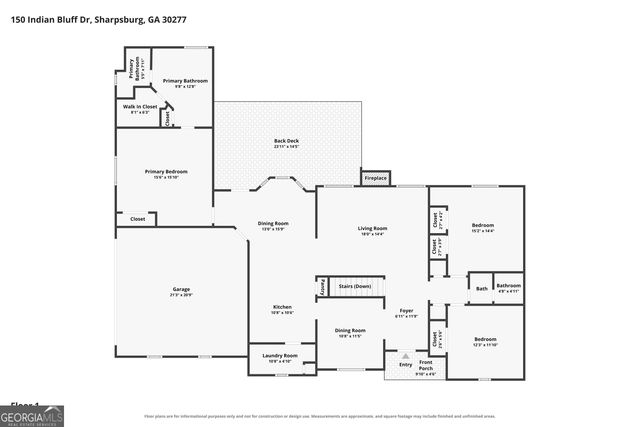 150 Indian Bluff Drive, Sharpsburg, GA 30277
