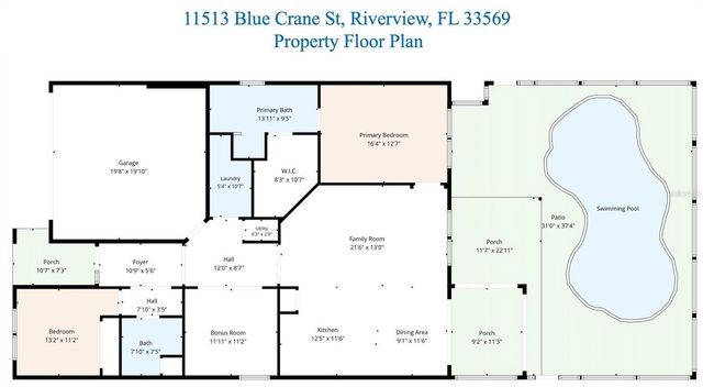 11513 BLUE CRANE STREET, Riverview, FL 33569