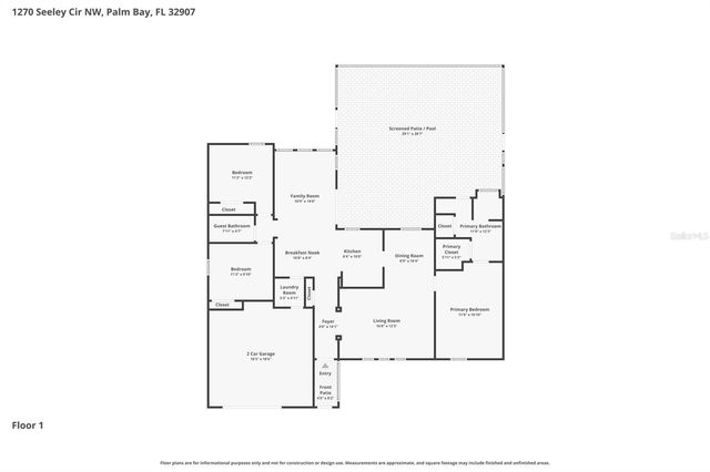 1270 SEELEY CIRCLE NW, Palm Bay, FL 32907