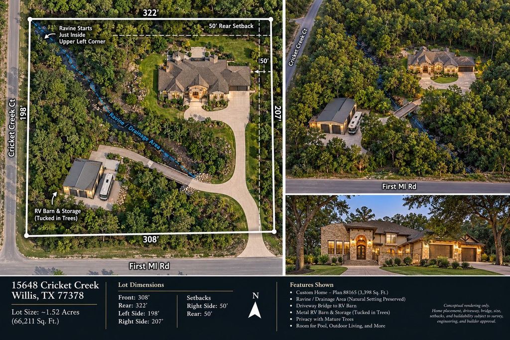15648 Cricket Creek Court, Willis, TX 77378