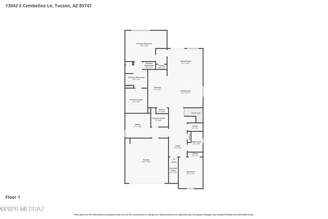 13042 E Cembeline Lane, Tucson, AZ 85747