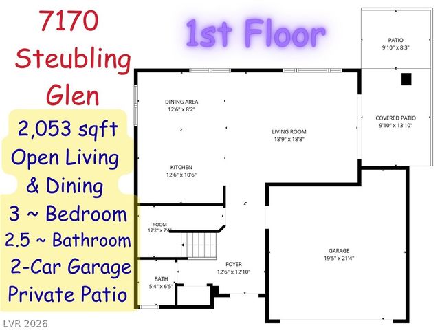 7170 Steubling Glen Street, North Las Vegas, NV 89084