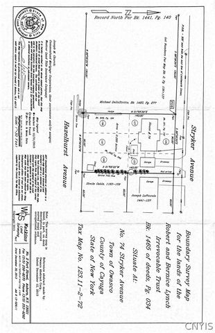 74 Stryker Avenue, Owasco, NY 13021