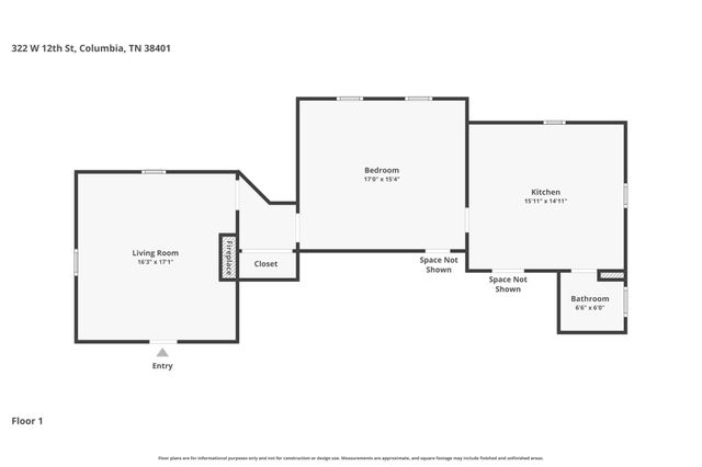 322 W 12th St Apt 3, Columbia, TN 38401