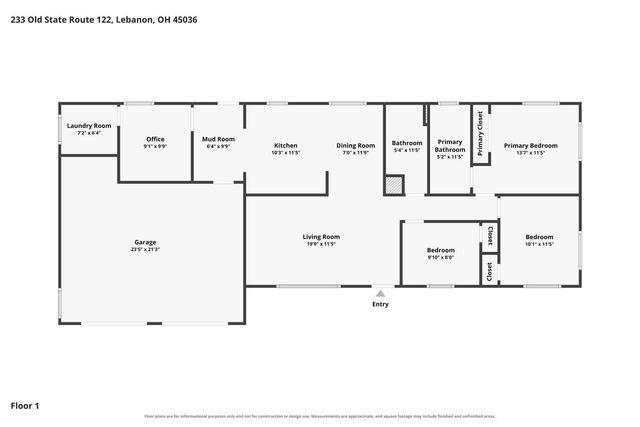 233 Old St Rt 122, Clearcreek Twp., OH 45036