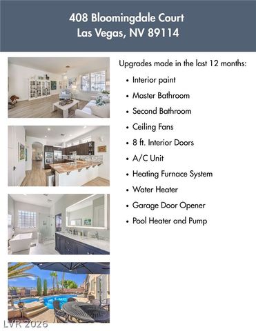 408 Bloomingdale Court, Las Vegas, NV 89144