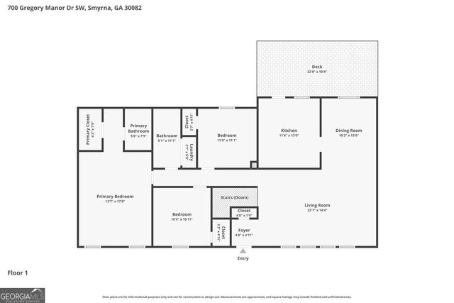 700 Gregory Manor Drive SW, Smyrna, GA 30082