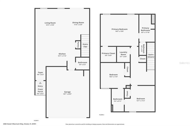 2582 SWEET VIBURNUM WAY, Ocoee, FL 34761