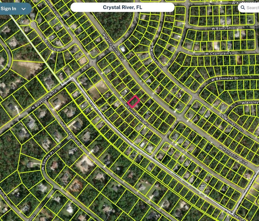 5729 N SUMMERFIELD POINT, Citrus Springs, FL 34434