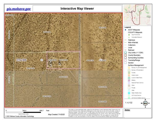 010C Adobe Road, Golden Valley, AZ 86413