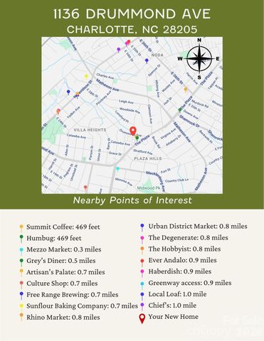 1136 Drummond Avenue, Charlotte, NC 28205