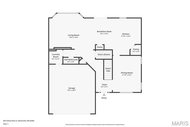 403 Yellow Rose Court, Wentzville, MO 63385