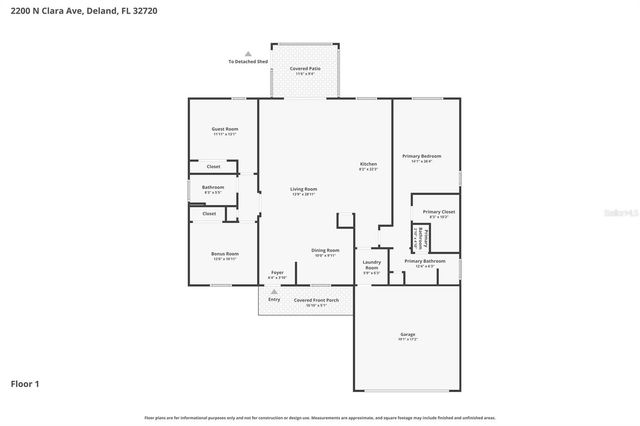 2200 N CLARA AVENUE, Deland, FL 32720