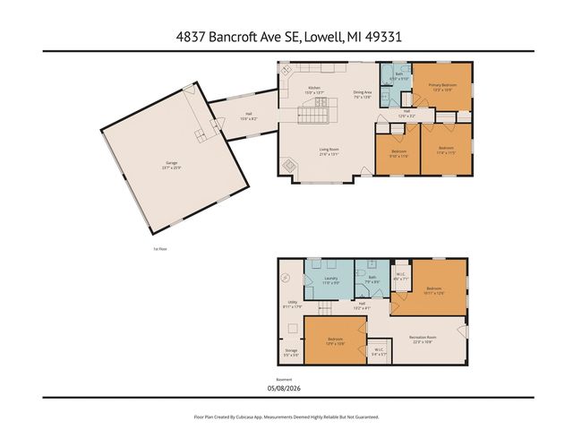 4837 Bancroft Avenue, Lowell, MI 49331