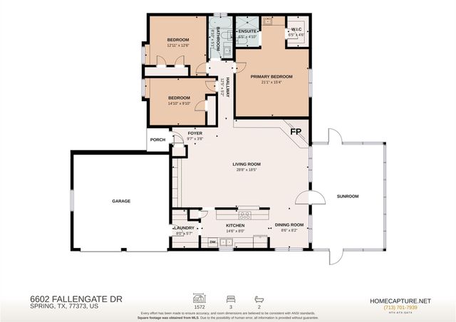 6602 Fallengate Drive, Spring, TX 77373