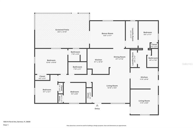 1655 N FLORAL AVENUE, Bartow, FL 33830
