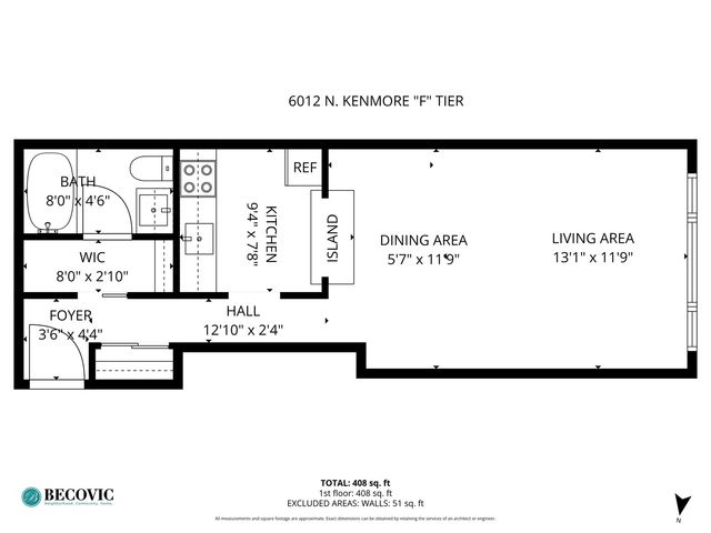 6012 N Kenmore Avenue 4F, Chicago, IL 60660