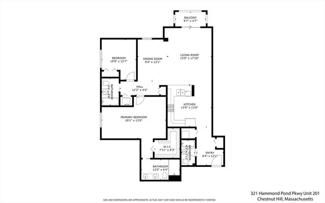 321 Hammond Pond Parkway 201, Brookline, MA 02467
