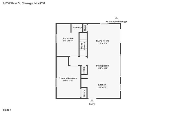 6185 E Dave Street, Newaygo, MI 49337